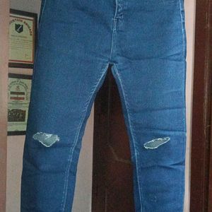 Blue Denim Skinny Jeans