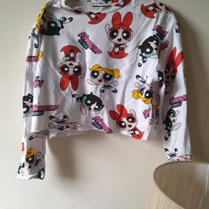 Powerpuff Girls Print T Shirt