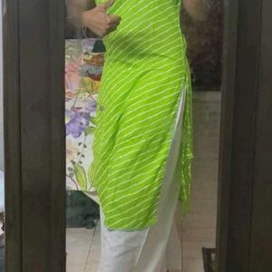 Fluorescent Green Kurti