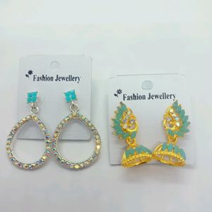 30 Rs Off Brand New Earrings Pack Of 2