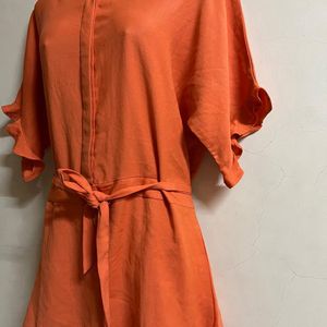 Korean Designer Orange One Piece❤️