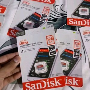 New 128 Gb Sandiak Memory Card( FIX RATE)