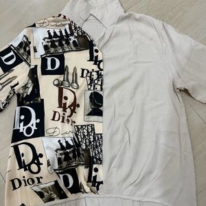 Dior Top Collar Buttonless Shirt  XXL