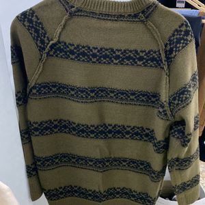 Zudio - Olive Green Cable Knit Sweater (Size S/38)