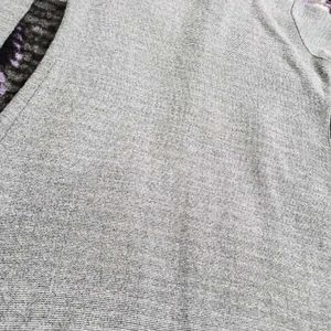 Grey Warm Coat For Women's