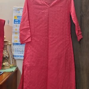 Embroidered Cotton Kurta By Srishti