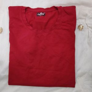 A Beautiful Red Colour Tshirt