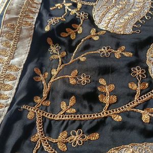 Saree With Stone Work