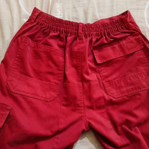 Red Jogger Pants