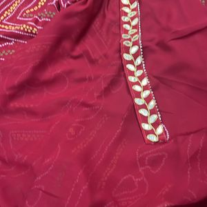 New Red Saree