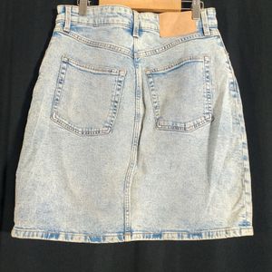 Divided By H&M Light Blue  Short Skirt (Women's)