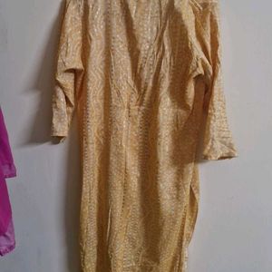 Yellow Golden Kurti