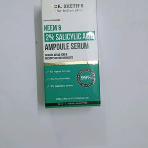 Well Known Brand Dr. Sheth's Face serum+Sunscreen