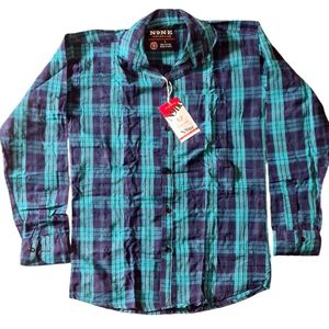 Multicolor L Size Check Men's Shirts