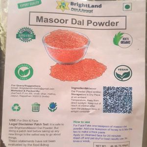 Ubtan And Masoor Dal Powder