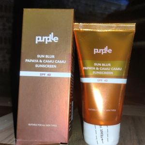 SUN BLUR PAPAYA AND CAMU SUNSCREEN SPF40