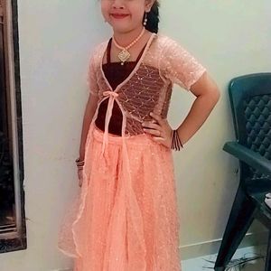 Kids Lehenga Choli With Koti