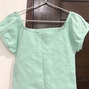 Women Turquoise Top