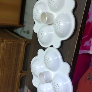 4 microwave Safe Idly Mould