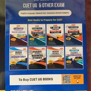 CUET UG preparatory Books Set