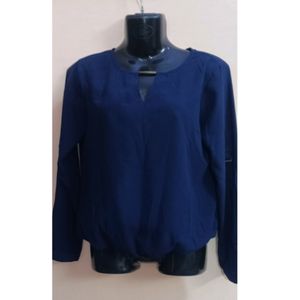 Navy Blue Stylish Top