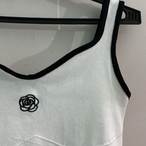 OFF WHITE VEST TOP