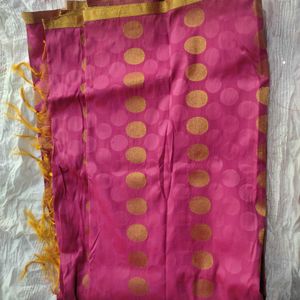 New Pink/Rose Colour Silk Saree Like Ne