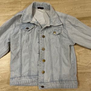 Blue Oversized Denim Jacket