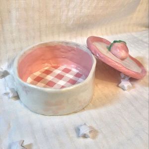 Handmade Clay Trinket Box