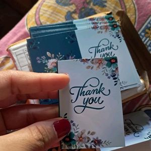 Thank You Blank Note Cards & Visiting Card