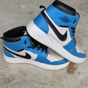 Nike First Copy Shoes Blue and Black Colour