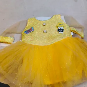 Net Frock For 6 To 12 Month