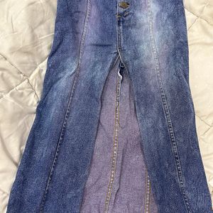 Denim Skirt Long