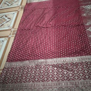 Old Vintage Banarasi Silk Saree