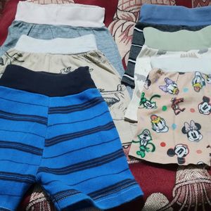 Pack Of 6 Boy Shorts For Six Month To 18 Months