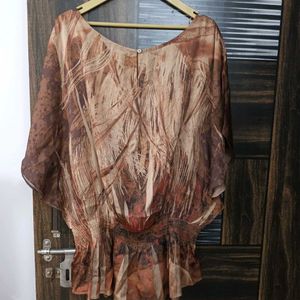 Silk Type Kaftan Top Free Size