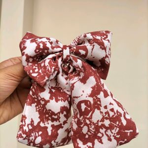 Printed Bow Pin