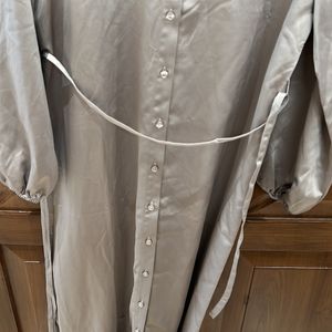 vero moda  shirt dress satin cloth