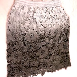 Lace Grey skirt