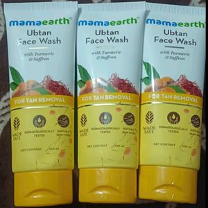 MAMAEARTH FACE WASH 100 ML PACK OF 3