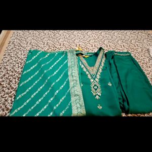 Kurta Set With Banarasi Soft Dupatta