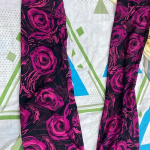 Purple Rose Themed Jumpsuit