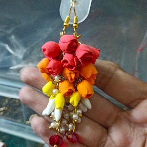 Fashionable Floral Earrings