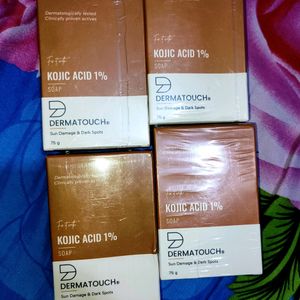 Pack Of 4 Derma Touch Kojic Acid 1% Soap