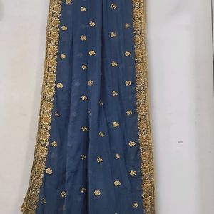 Beautiful Stone Work Dupatta