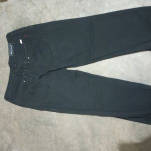 black cotton jeans