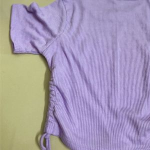 Lavender Crop Top