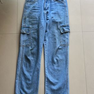 Cargo Denim Pants