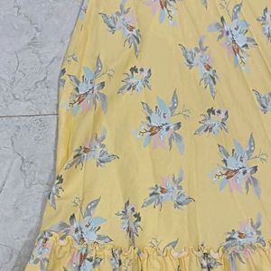 Yellow Summer Frock For Kids