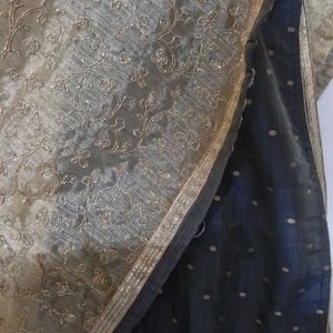 Formal shirt With ETHNiC DUPATTA